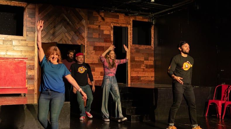 Founded three decades ago, the troupe later named Whole World Improv Theatre titled its first show “Whole World.” The idea was that “audience helped create the whole world of the story for the improvisers to immerse themselves in,” co-founder Emily Russell says. (Courtesy of Heather Murphy)