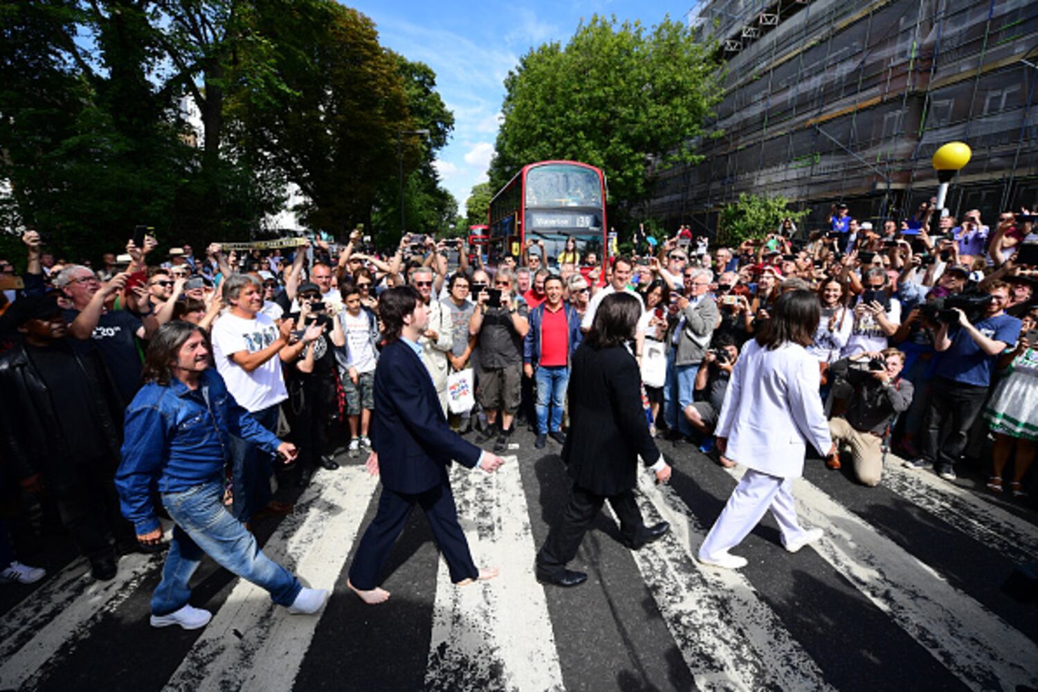 Photos: Fans mark 50th anniversary of 'Abbey Road' cover photo shoot