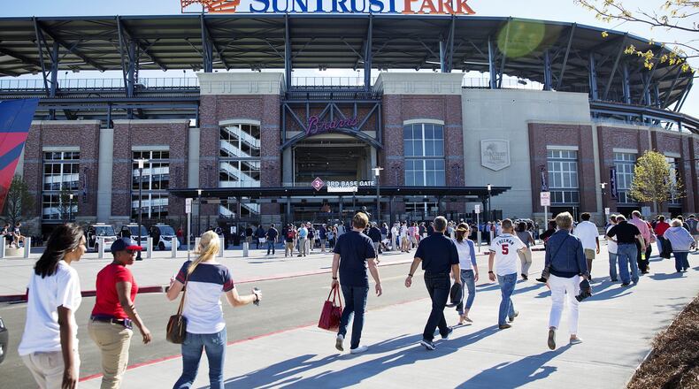 Attendance has increased about 36 percent per game at SunTrust Park, compared with the same point last year at Turner Field. (AP Photo/David Goldman, File)