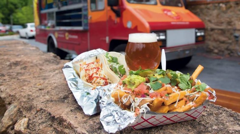 Tex's Tacos is on the roster at Truck & Tap.