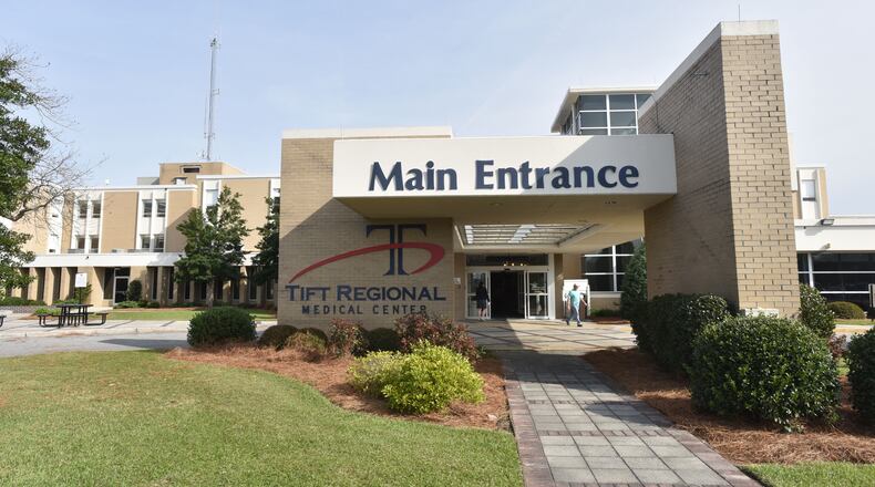 As of late July the region anchored by Tift Regional Medical Center and the region anchored by Athens hospitals have no more critical care beds left as the coronavirus pandemic spreads again within Georgia. (PHOTO by HYOSUB SHIN / HSHIN@AJC.COM)