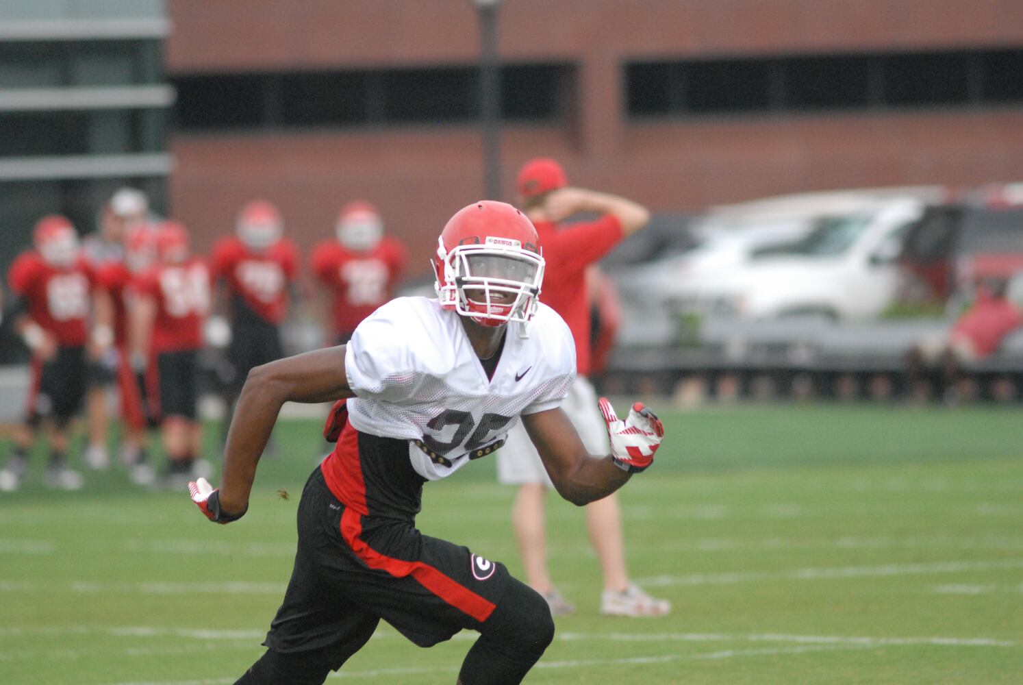 UGA practice, August 8