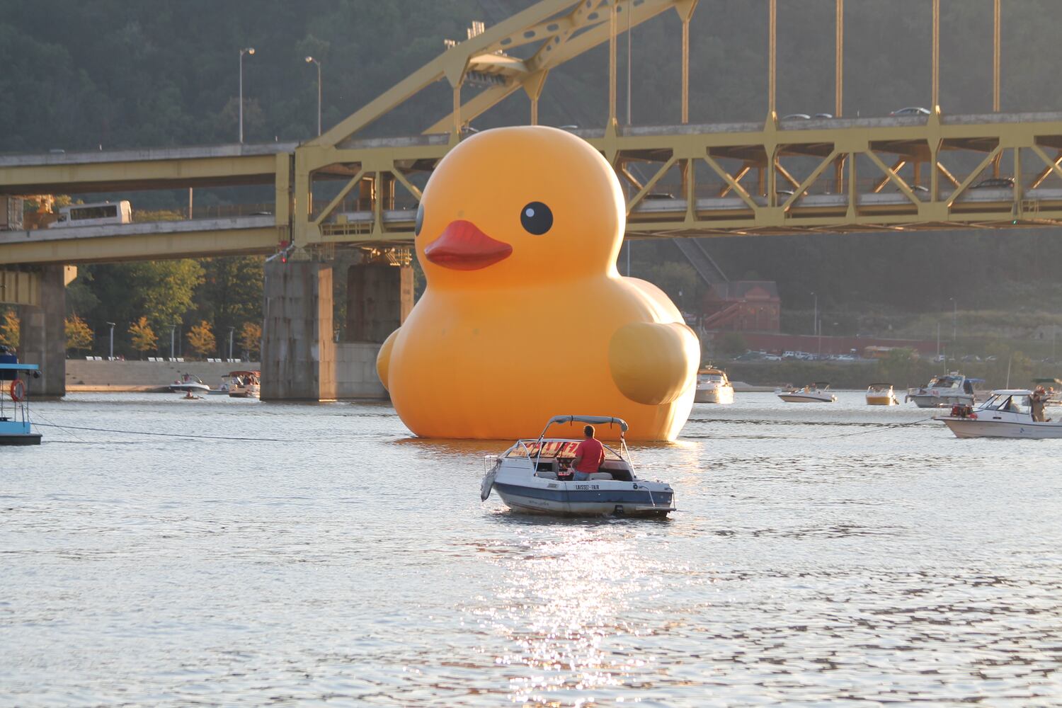 Rubber duck arrives in Pittsburgh