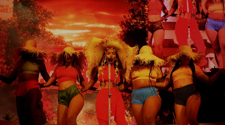 Janelle Monáe will stop at the Fox Theatre for The Age of Pleasure tour on Oct. 6. Monáe said the album is all about "decentering chaos and centering joy." Courtesy of Nickia Delaware