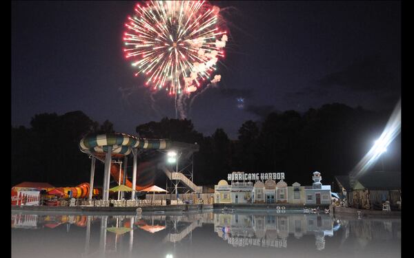 Six Flags Over Georgia boasts a fireworks show on July 4th and a couple nights before.