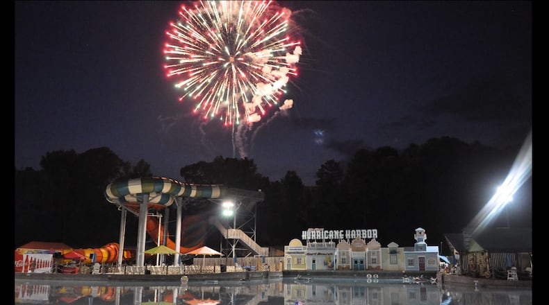 Six Flags Over Georgia boasts a fireworks show on July 4th and a couple nights before.