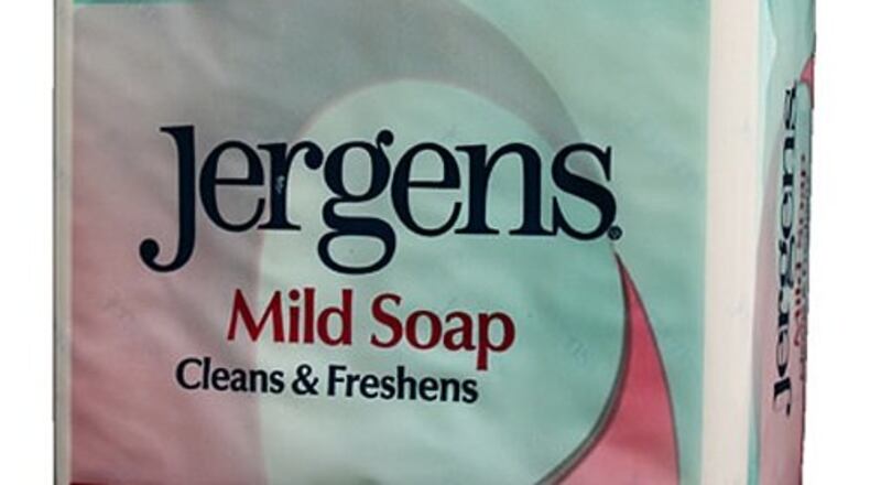Jergens mild soap comes in packs of three bars at select Dollar Tree stores.