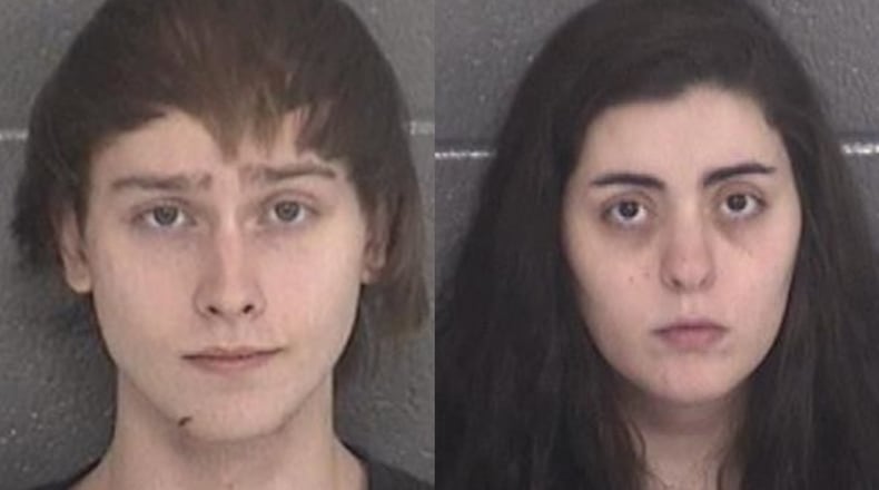 Jarrett McCloud (left), Megan Richmond