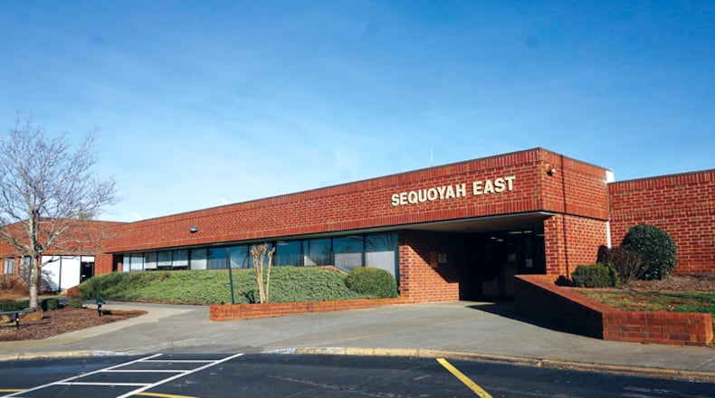 The former Dean Rusk Middle School has been renovated for use as the Sequoyah East annex to provide more capacity for adjacent Sequoyah High School. CHEROKEE COUNTY SCHOOL DISTRICT