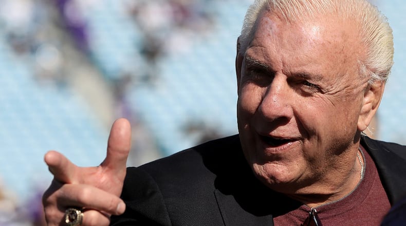 Former WWE champion Ric Flair remains hospitalized in "critical condition," according to a TMZ report citing a personal Facebook post from his fiancee, Wendy Barlow.