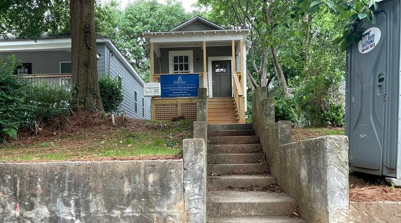 This home at 785 Coleman Street SW is the third home to be rehabilitated by a partnership between Georgia Trust for Historic Preservation and Atlanta Land Trust. Image credit: Georgia Trust for Historic Preservation