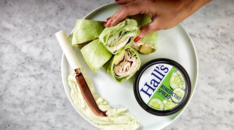 Hall's Benedictine spread. Courtesy of Sarah Jane Webb