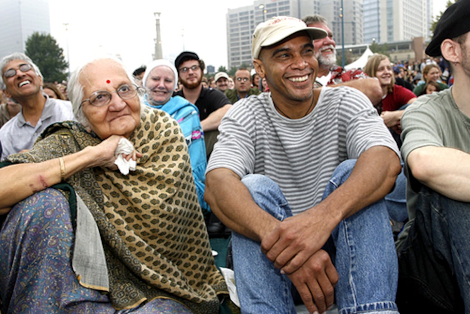 Dalai Lama at Centennial Olympic Park
