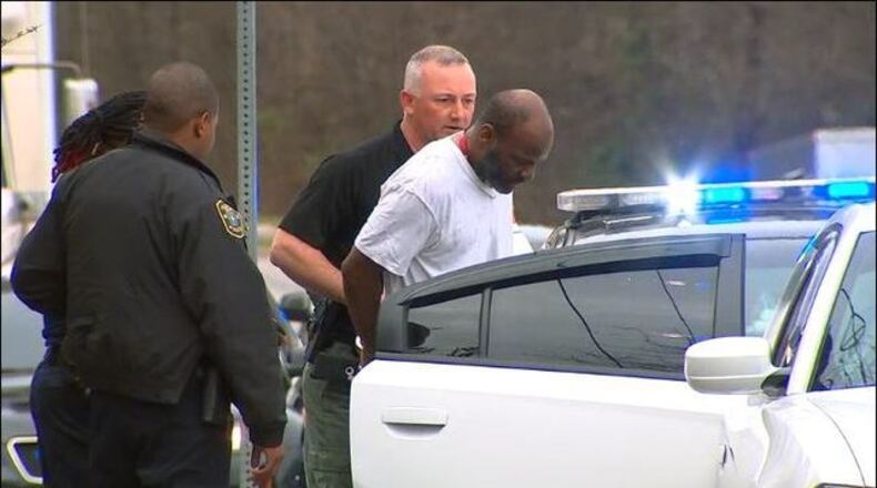 Leslie Darnell Byrd, 51, of Riverdale, was arrested after an attempted robbery, police chase and crash Monday. (Credit: Channel 2 Action News)