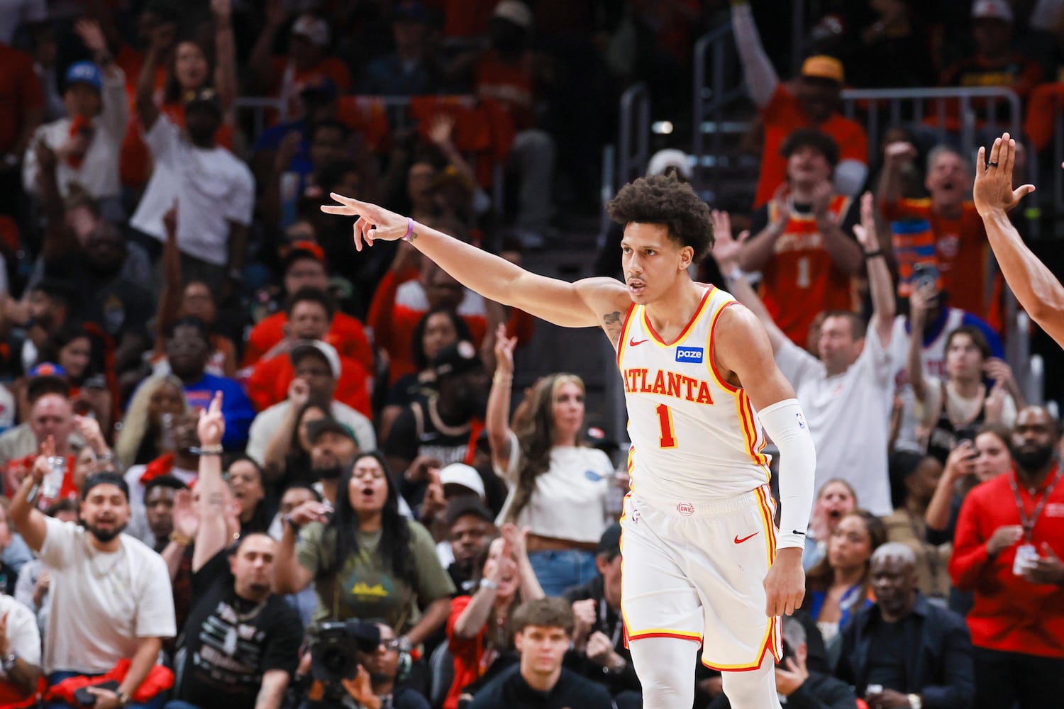 NBA first round playoff game 3 between New York Knicks and Atlanta Hawks