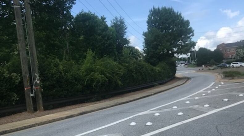 LeyAnna Messick wants this access road fixed.