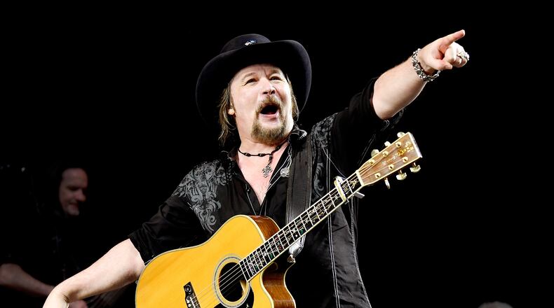 INDIO, CA - APRIL 30:  Musician Travis Tritt performs on the Palomino stage during day 3 of 2017 Stagecoach California's Country Music Festival at the Empire Polo Club on April 30, 2017 in Indio, California.  (Photo by Frazer Harrison/Getty Images for Stagecoach)