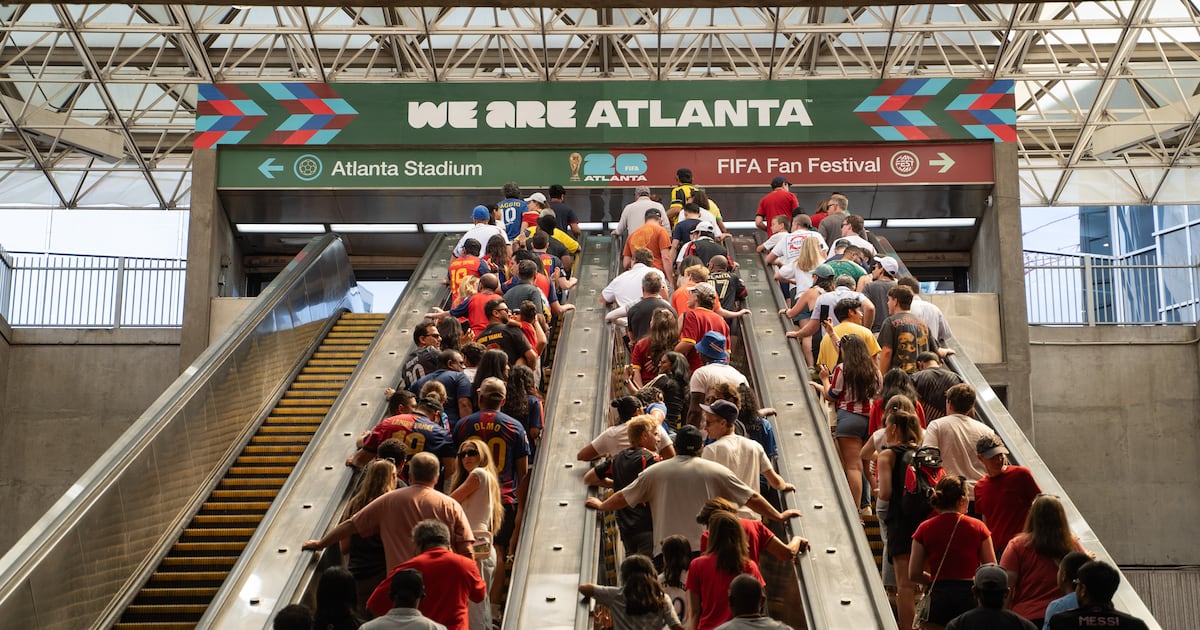 MARTA ridership on FIFA World Cup match days is double or more