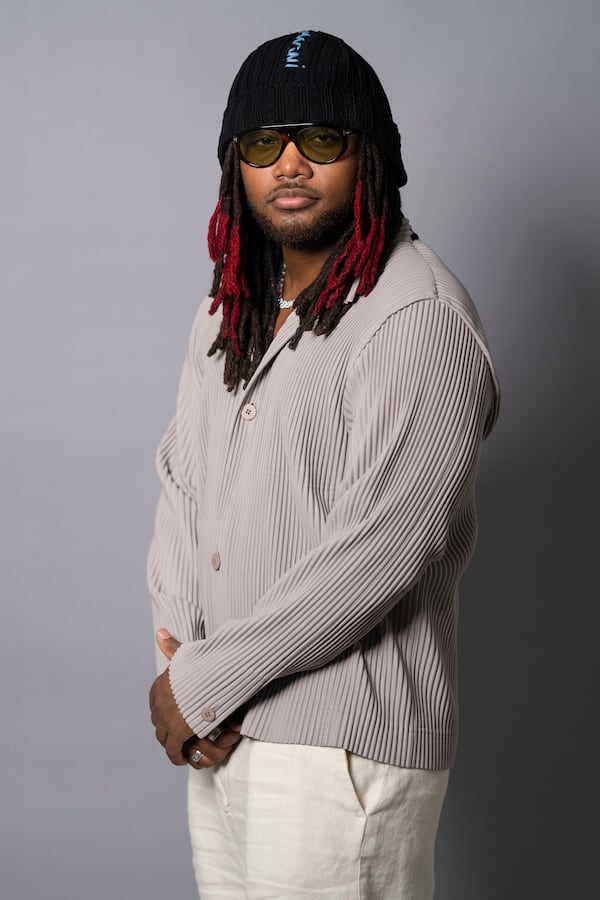 Leon Thomas III poses for a portrait on Tuesday, April 22, 2025, in New York. (AP Photo/Gary Gerard Hamilton)