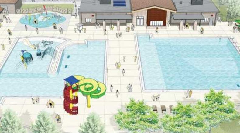 The two new pools at Alpharetta's Wills Park will open on May 26. General admission is $5 per person. New features include a zero-depth entry, a waterslide, updated locker rooms and two diving boards.