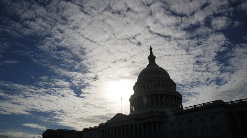 The U.S. Capitol on Jan. 21, 2018. (Photo by Drew Angerer/Getty Images)