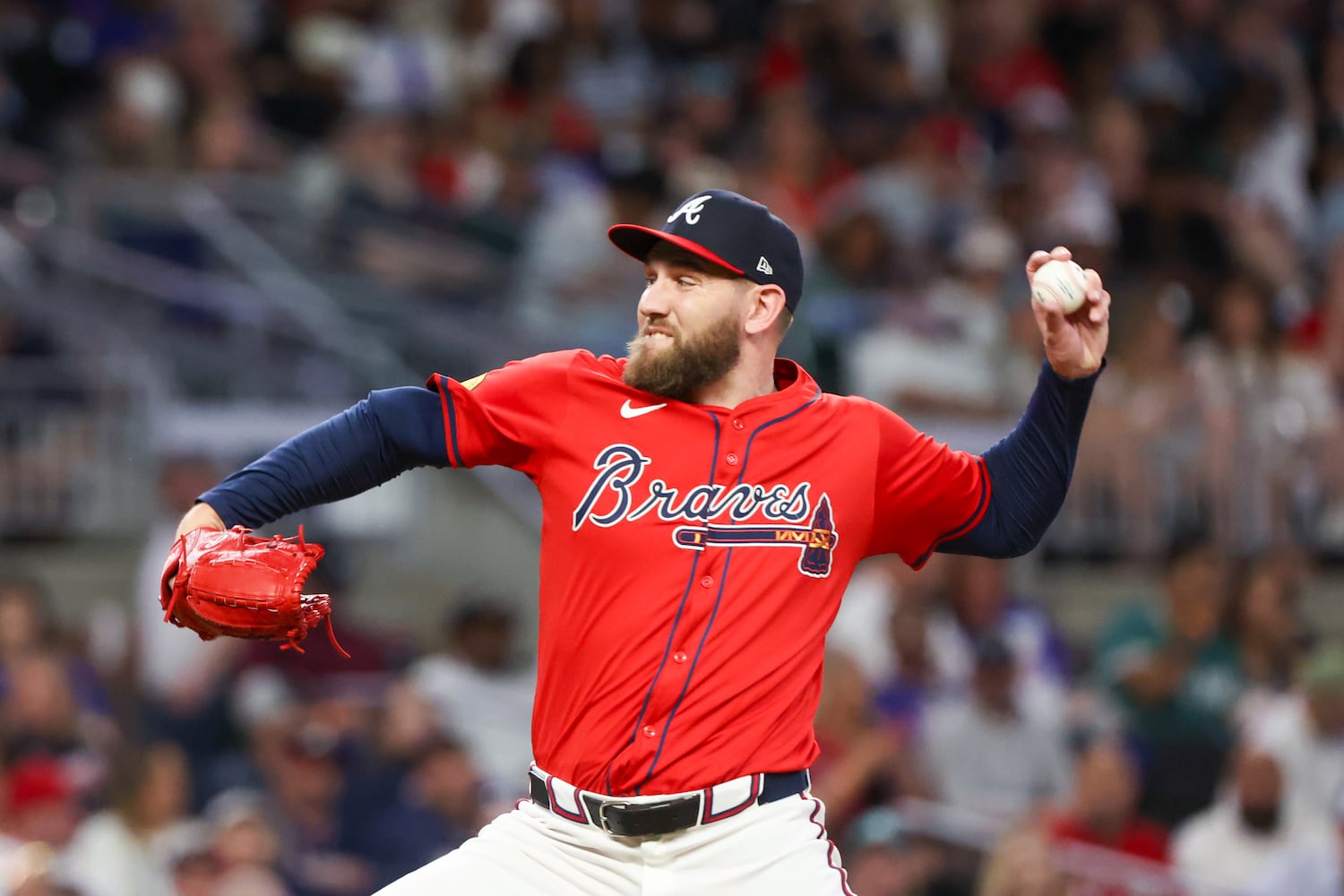 Photos from Braves-Red Sox game 