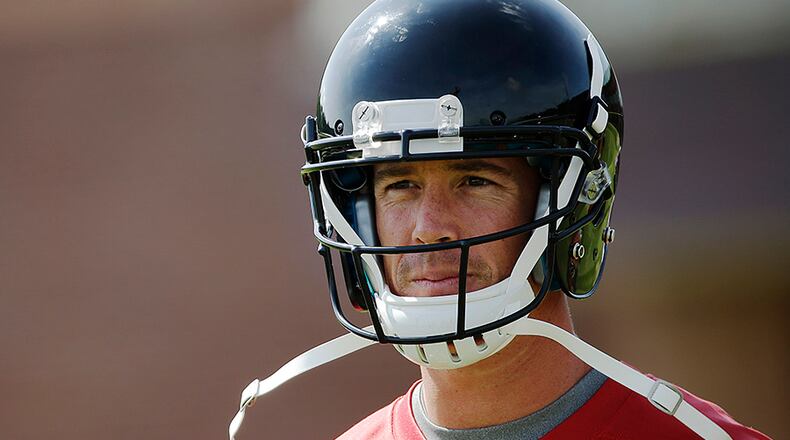 Falcons quarterback Matt Ryan is entering his seventh year with the team.