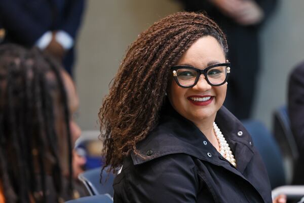 U.S. Rep. Nikema Williams, seen here at an event in East Point on Tuesday. (Jason Getz/AJC)