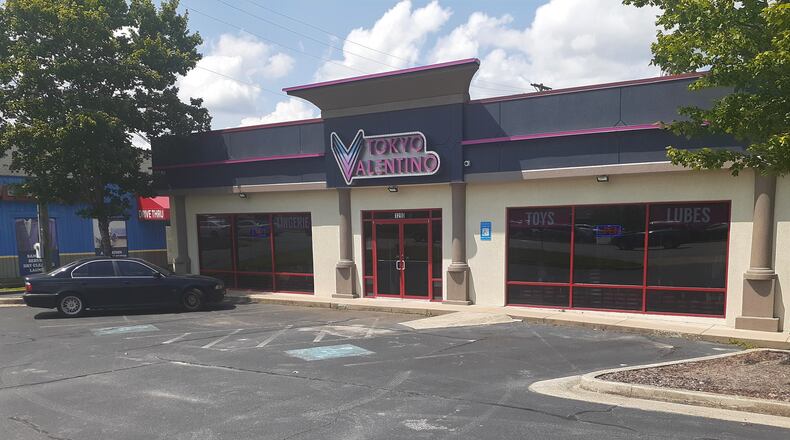 Cobb County attorneys will argue for an injunction next month to shut down this Tokyo Valentino store at 1290 Johnson Ferry Road in East Cobb. (Photo by Matt Bruce/for the AJC)