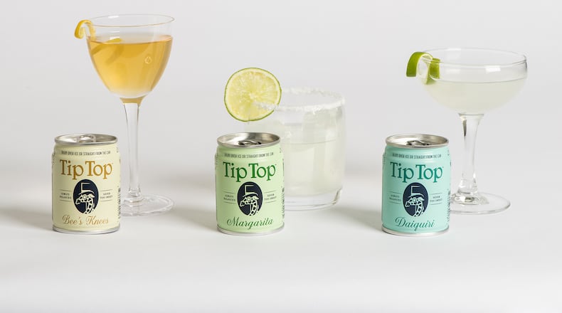 Tip Top Proper Cocktails recently added three shaken cocktails to its product line: a daquiri, margarita and a bee’s knees. Mia Yakel for The Atlanta Journal-Constitution