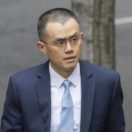 Changpeng Zhao, the founder of Binance, the world's largest cryptocurrency exchange, enters the Federal Courthouse in Seattle, April 30, 2024. (Ellen M. Banner/The Seattle Times via AP)