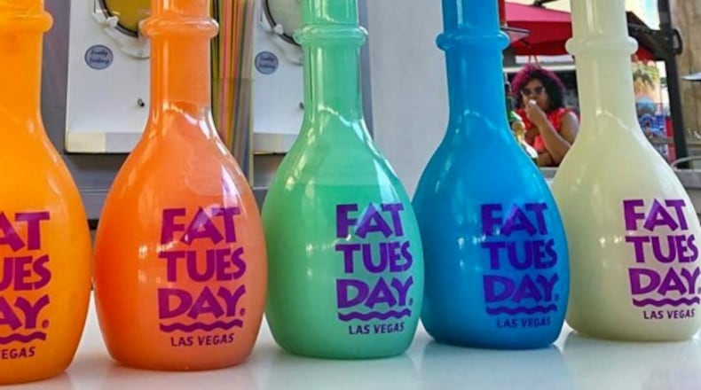 Daiquiris from Fat Tuesday.