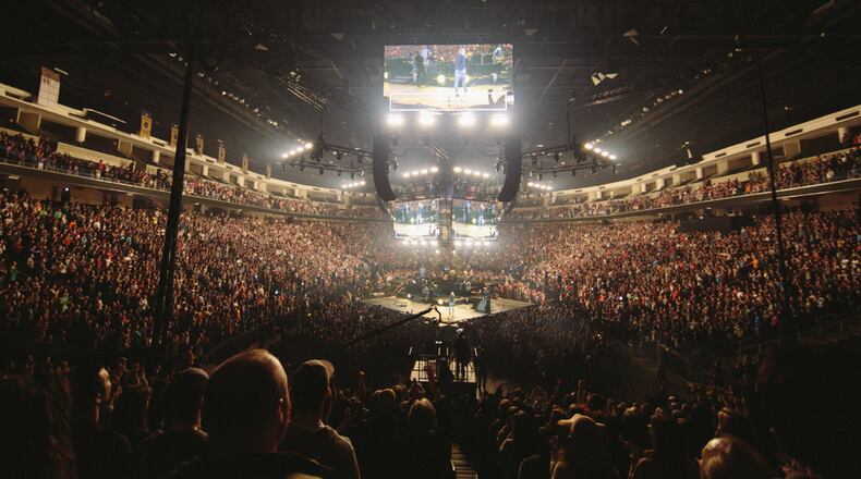 Tens of thousands of young Christians attended Passion 2016 in Georgia. Credit: Brooke Bennett