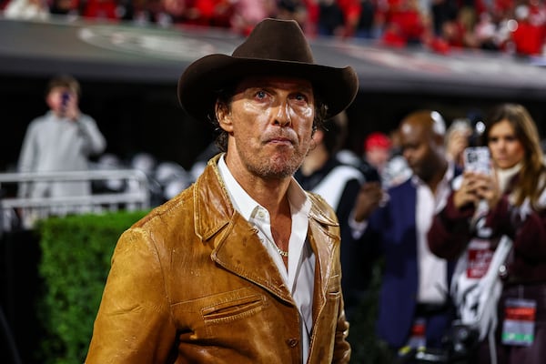 Matthew McConaughey-Georgia football-Sanford Stadium