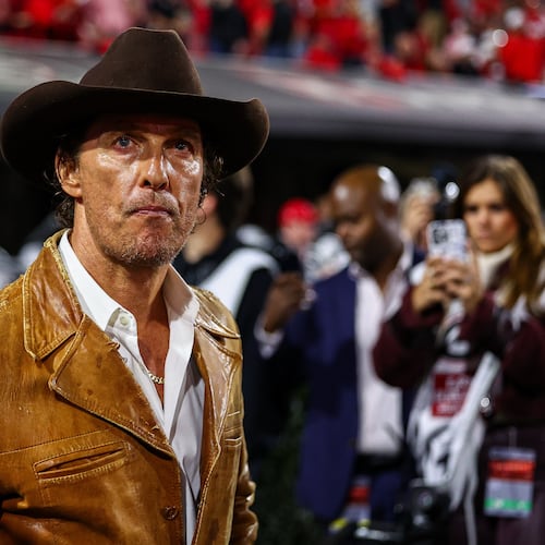 Matthew McConaughey-Georgia football-Sanford Stadium