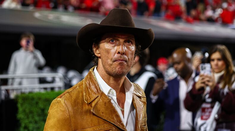 Matthew McConaughey-Georgia football-Sanford Stadium