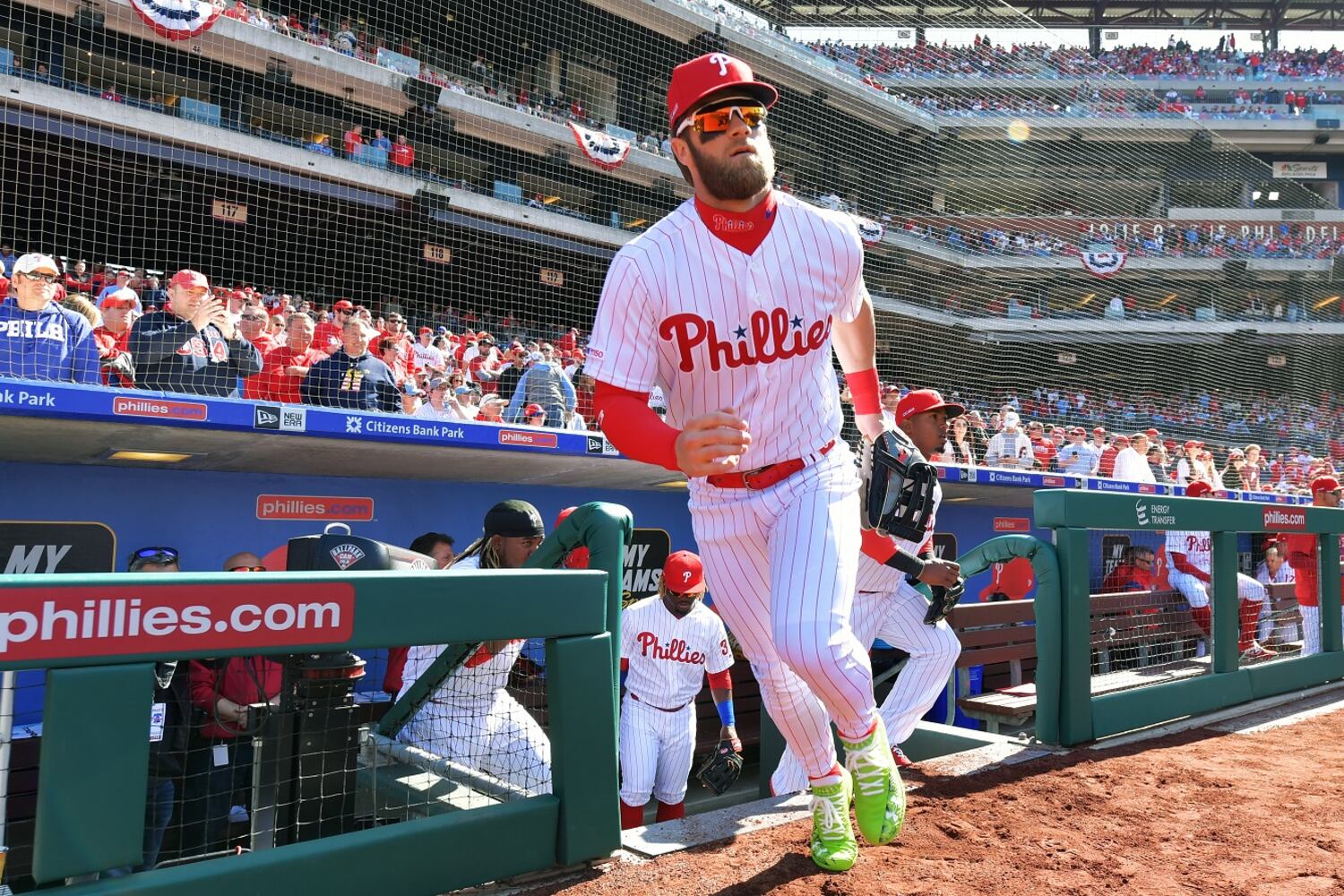Photos: Braves play the Phillies on Opening Day
