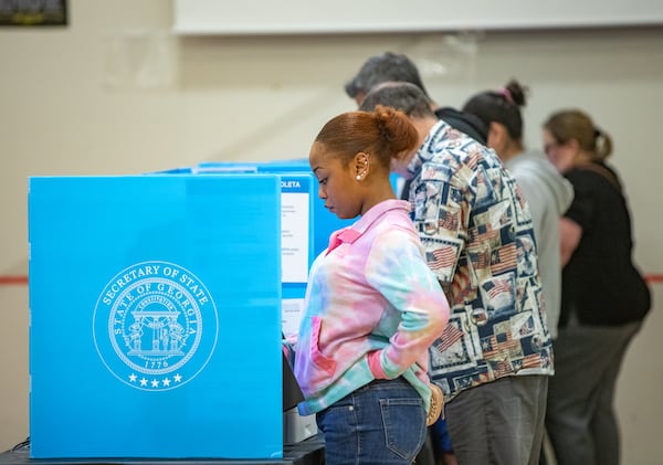 Eighteen seats are up for grabs across the state in the runoffs being held today in Georgia.