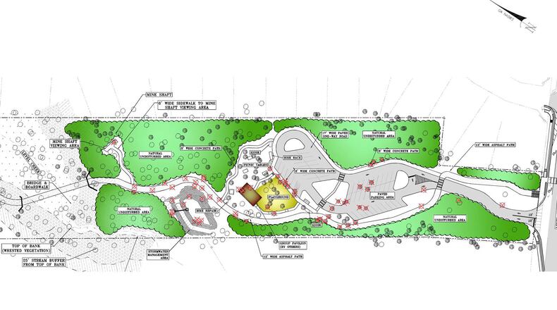 Sugar Hill’s newest park, Gold Mine Park, will connect to the Sugar Hill Greenway. (Courtesy City of Sugar Hill)