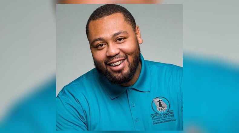 Syntel Brown, a member of the Griffin-Spalding County school board, was injured Monday in a double stabbing at   a Spalding County home.