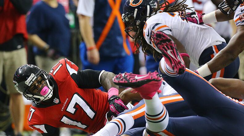 Devin Hester is averaging 23.9 yards per kick and 12.5 per punt returns for the Falcons this season.