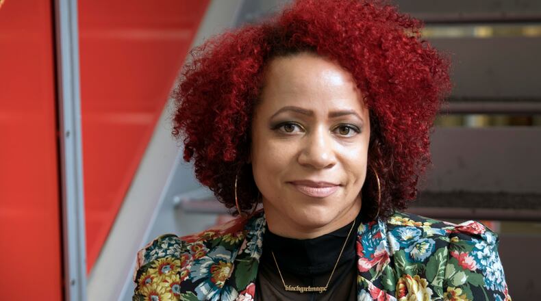 Nikole Hannah-Jones in New York on Oct. 10, 2017. Hannah-Jones, a Pulitzer Prize-winning writer for The New York Times Magazine, was denied a tenured position at the University of North Carolina, after the university’s board of trustees took the highly unusual step of failing to approve the journalism department’s recommendation.