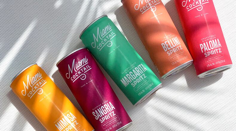 Organic Spritz cocktails from Miami Cocktail Co. Courtesy of Miami Cocktail Co.