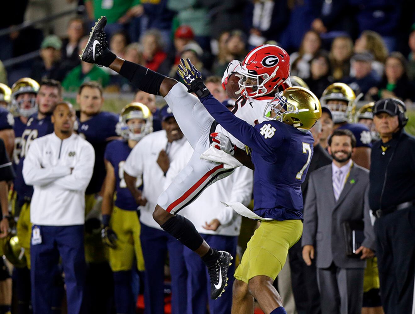 Sept. 9, 2017: Georgia @ Notre Dame