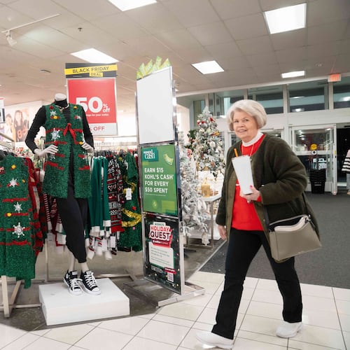 FILE - Shoppers browse through Kohl's department store for Black Friday deals, Nov. 28, 2025, in Woodstock, Ga. (AP Photo/Megan Varner, File)