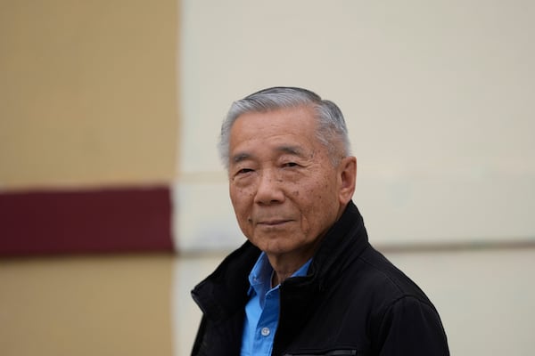 William Fong poses for photos in San Francisco, Wednesday, April 23, 2025. (AP Photo/Jeff Chiu)