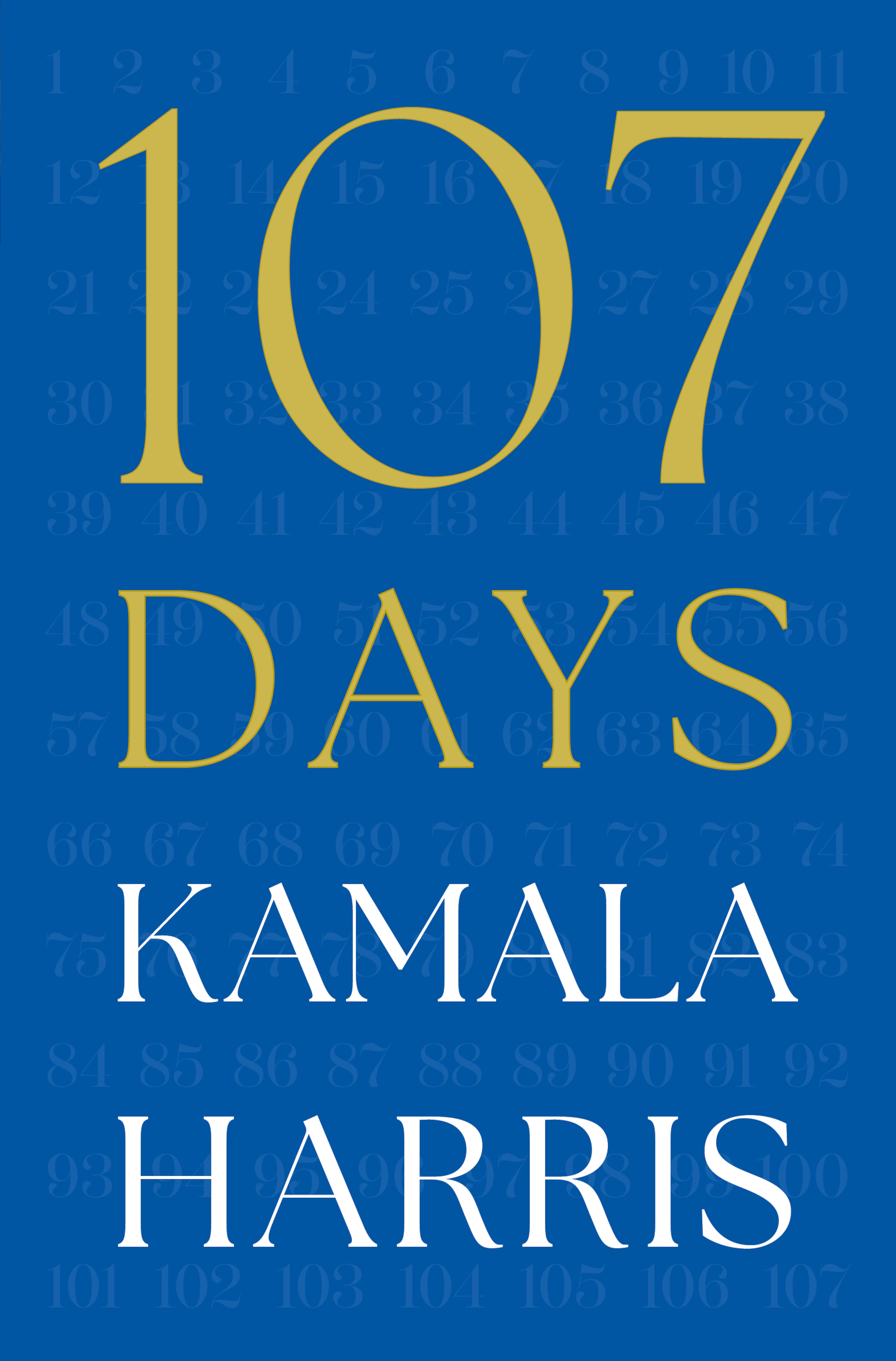 The cover of "107 Days," by Kamala Harris. (Simon & Schuster/AP)