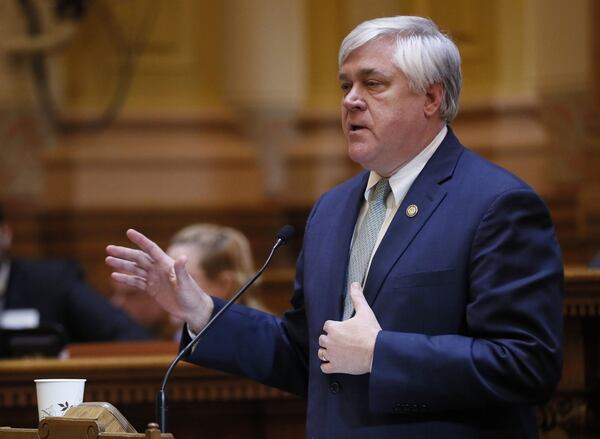 Senate Majority Leader Bill Cowsert. BOB ANDRES /BANDRES@AJC.COM