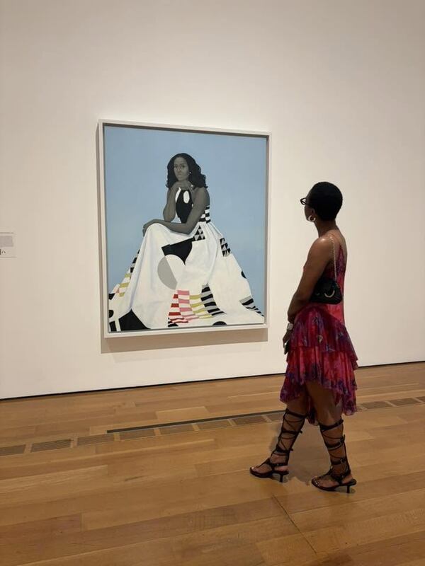 The High Museum of Art offers after-hours access to the "Amy Sherald: American Sublime" exhibit, complete with an exclusive poster, on Friday, July 3. The date also coincides with the museum’s High Frequency Friday, which features music from a DJ. (Courtesy of the High Museum of Art)