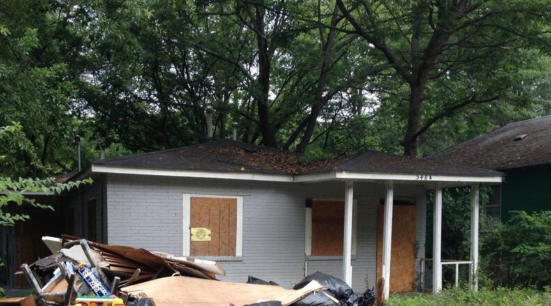 Squalor from nearly three years ago in the English Avenea area. AJC file photo